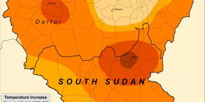 Mapa de Sudan climàtic